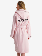Peignoir Pink Hooded